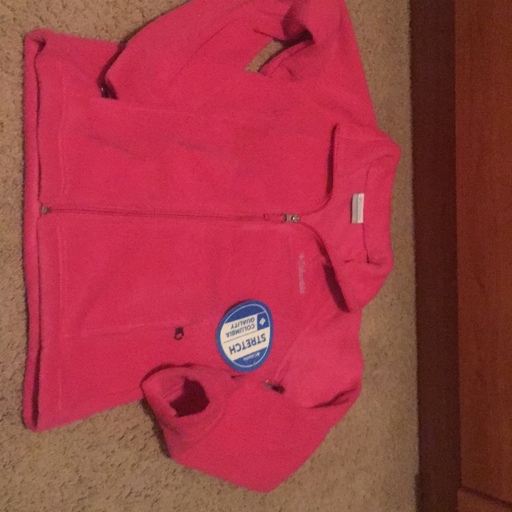 Brand new “”NWT girls Columbia pink jacket